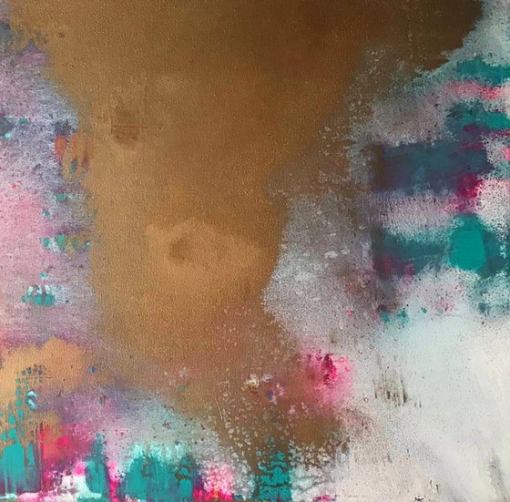 Original Acrylic Painting Abstract Expressionism Tenderness – Paintings & Drawings, Canvas (photo 7 of 7)