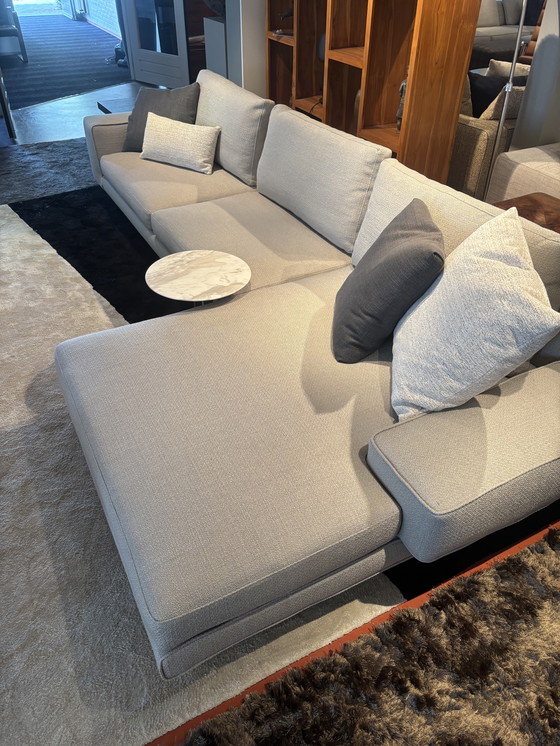 Image 1 of Minotti Sherman sofá esquinero 106x350x142cm en tejido Norton