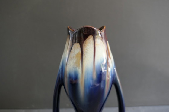 Image 1 of Art Deco vaas Faiencerie de Thulin België 30