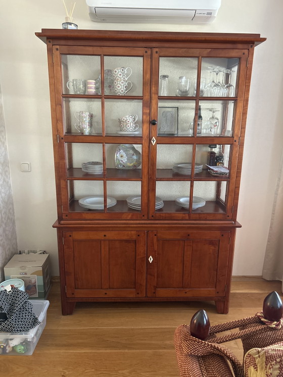 Image 1 of Vitrina Schuitema Shaker Furniture – madera maciza de cerezo – ca. 2004 – en perfecto estado