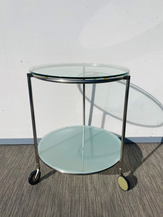 Image 1 of Table d'appoint Ikea Strind ° Style vintage années 80/90 Chariot de service