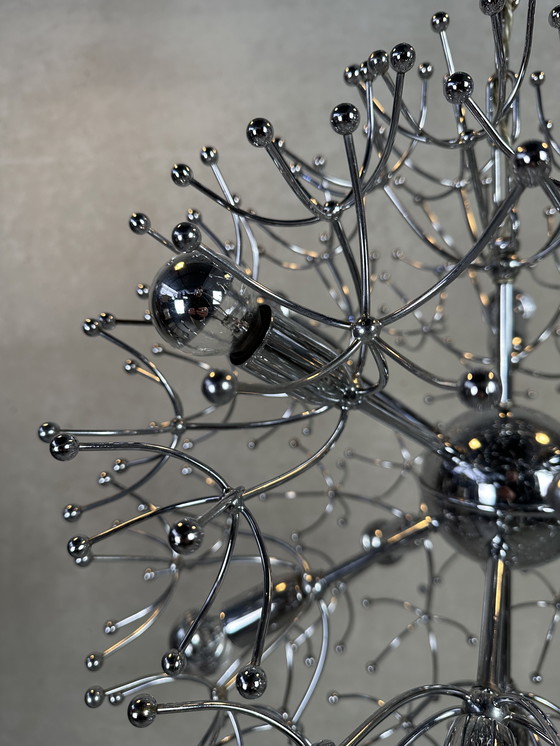 Image 1 of 2x Vintage Sputnik 'Dandelion' Pendant Lamp