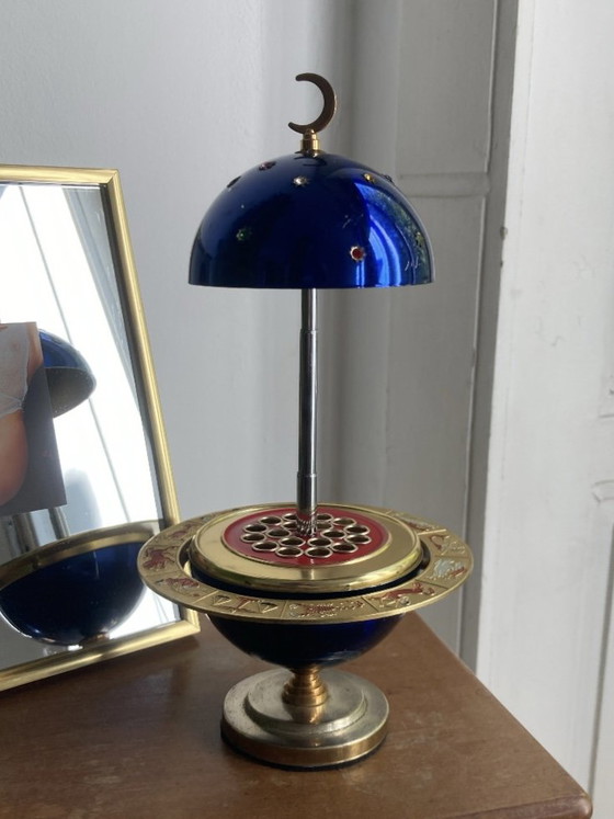 Portasigarette pianeta blu con zodiaco – Oggetti decorativi, Metallo (photo 3 of 8)