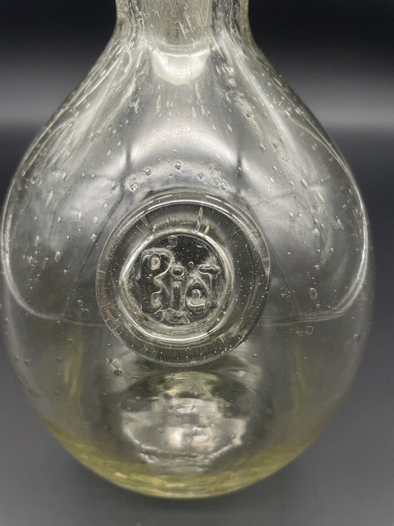 Jarra Verrerie de Biot con tapón de bola – Verre Bullé – Vasos y jarras, Glass (photo 5 of 10)