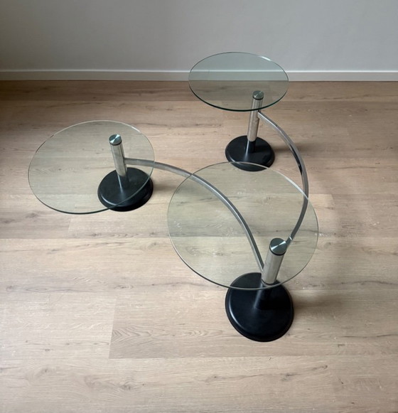 Image 1 of Table basse de rassemblement à plusieurs niveaux