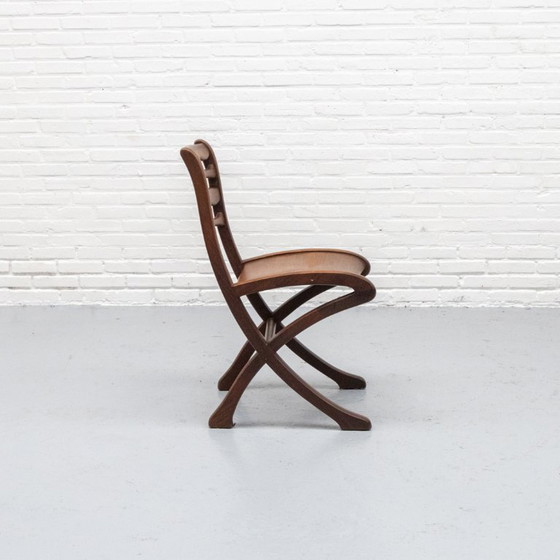 Image 1 of Marc Van Rampelberg Muninga Wood Dining Room Set anni '80