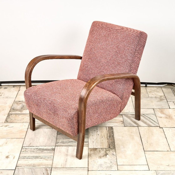 Image 1 of Poltrona di K. Kozelka & A. Kropacek, Interier Praha, anni '50, Cecoslovacchia