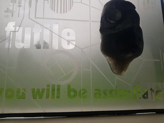 Image 1 of Rob van der Ven glass painting glass sculptures