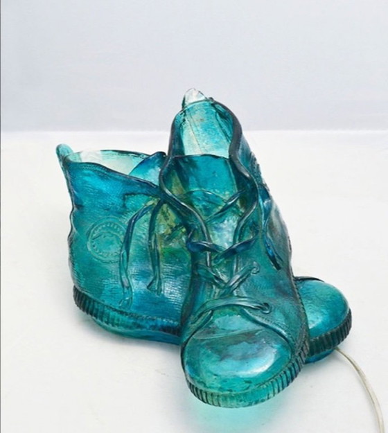 Image 1 of Rare resin table lamp produced by L'isola che non c'è in the 1970s