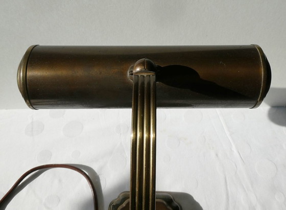 Image 1 of Lámpara de lectura, latón, art decó, totalmente funcional