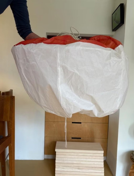 Lamp made of Chinese rice paper