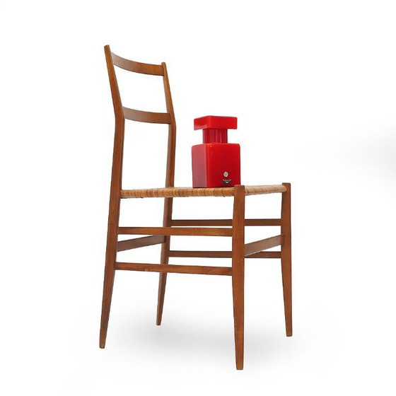 Image 1 of Botella de vidrio rojo de Luciano Vistosi para Vistosi, años 60