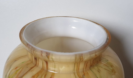 Image 1 of Art-Deco-Wandleuchte aus Opalglas