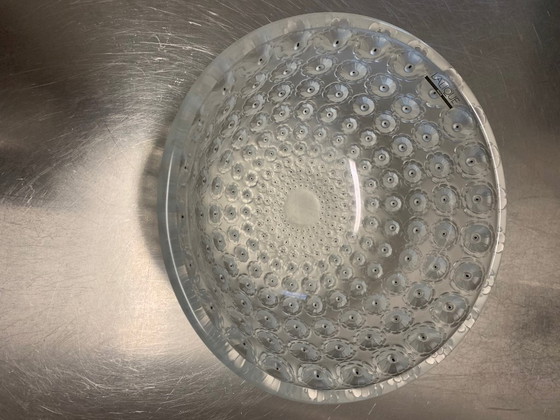 Image 1 of RENE LALIQUE NEMOURS GLASS BOWL Signed