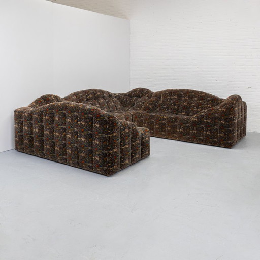 Einzigartiges modulares Sofa im 80er-Jahre-Stil – modulaire banken, Wood (photo 2 of 14)