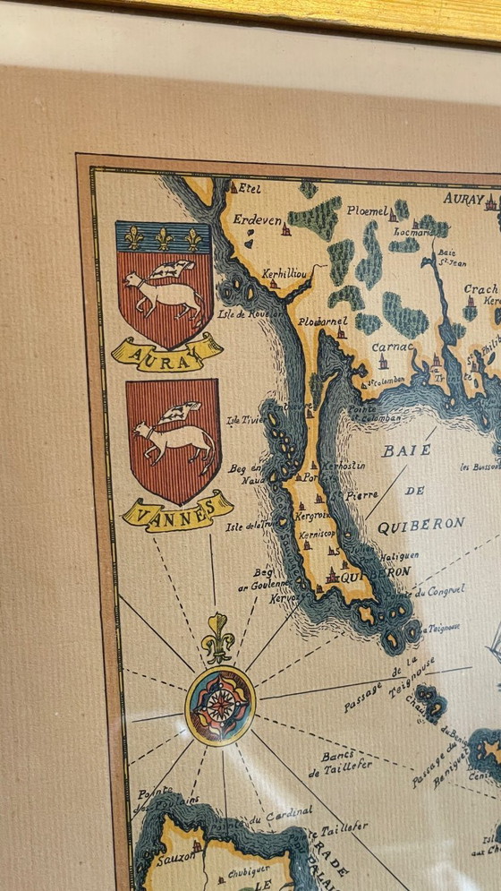 Image 1 of Vintage Atlantic OCEAN GOLD SCHEDA PIEGATA