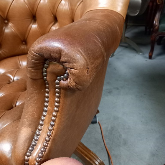 Image 1 of Vintage Chesterfield Office Chair
