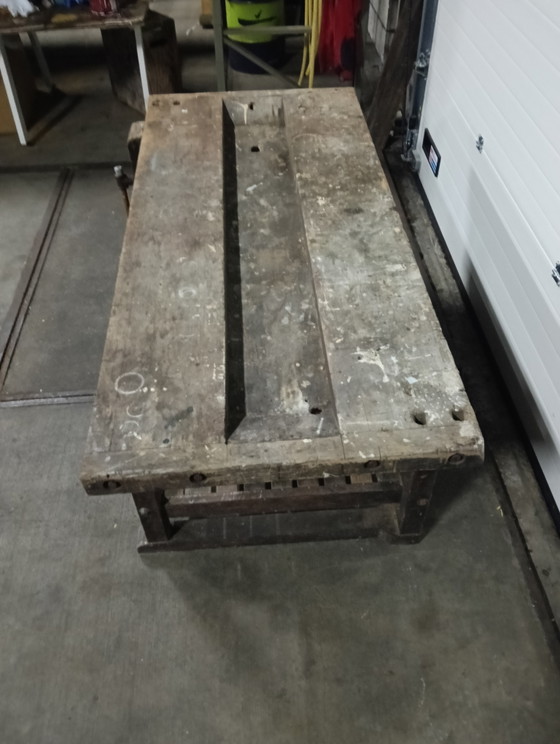 Image 1 of DeBeuk workbench vintage industrial