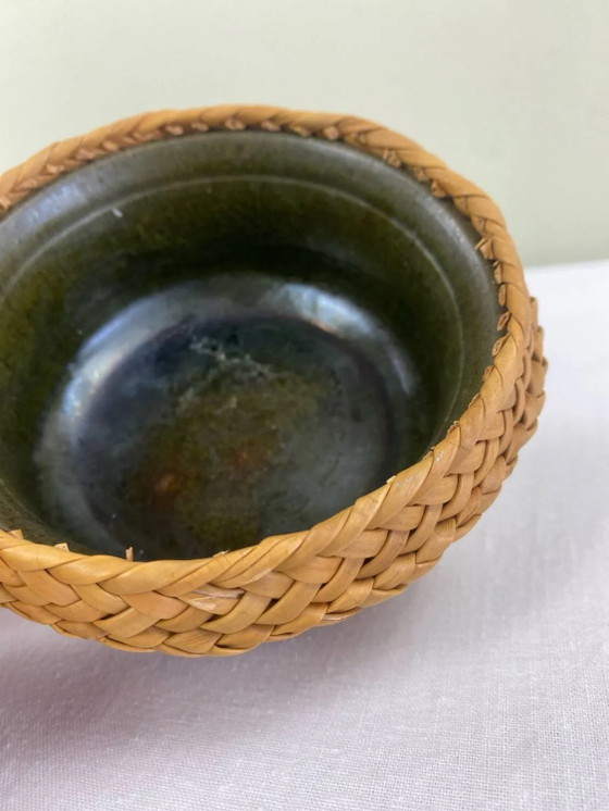 Vintage ethnic service – Crockery, Wicker, Ceramic (photo 14 of 21)