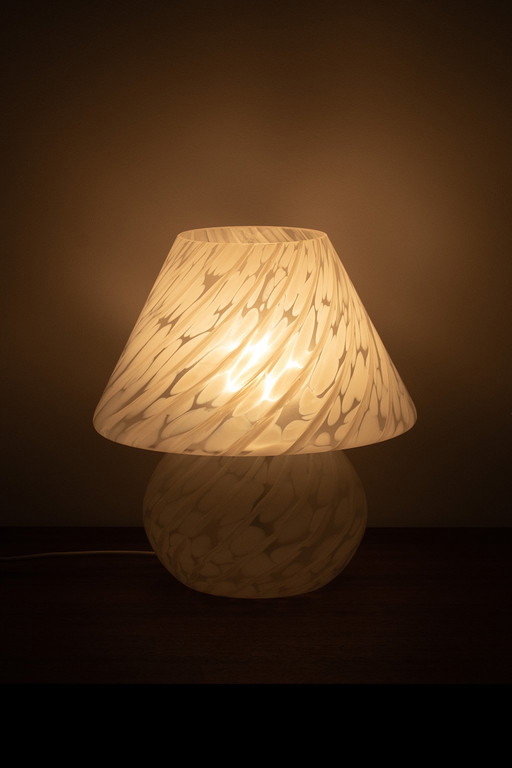Glass mushroom table lamp 71892