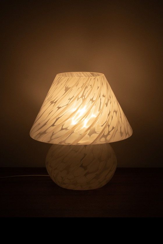Image 1 of Glass mushroom table lamp 71892