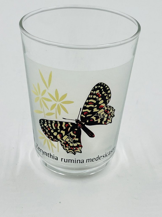 Image 1 of 6 verres papillons vintage
