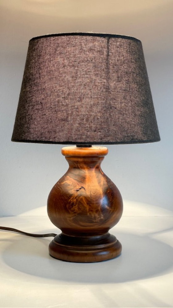 Image 1 of Vintage Country Style Solid Wood Lamp