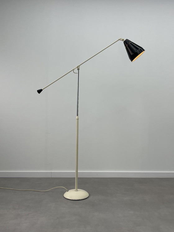 Image 1 of Lampadaire vintage Wim Rietveld modèle 6322 pour Gispen