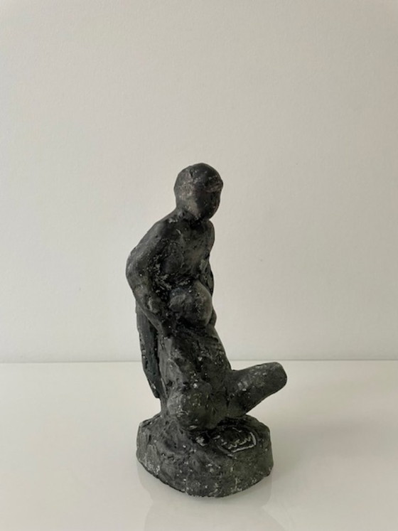 Escultura de Tony van de Vorst ‘Kinderen’ – 1989 – Stone (photo 2 of 15)