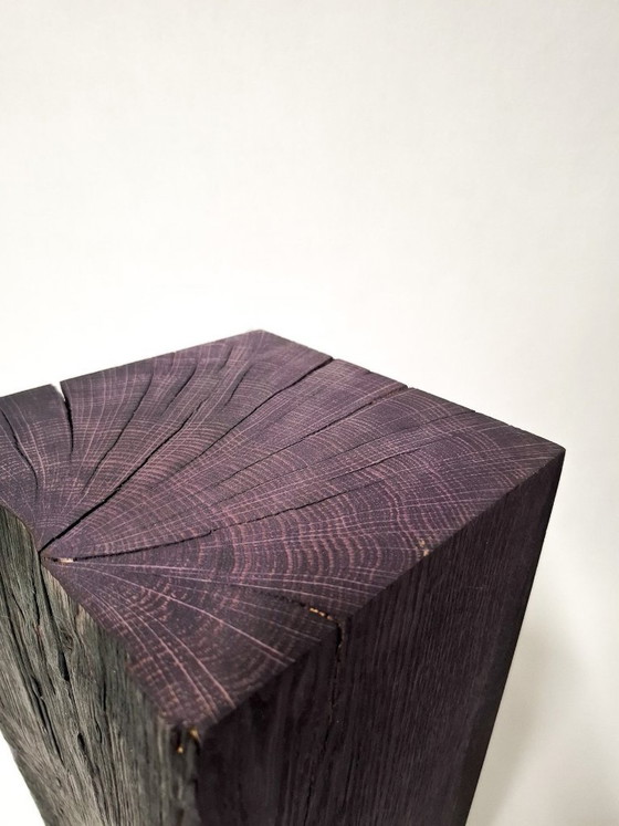 Side table - Oak - Handmade – Wood (photo 2 of 5)