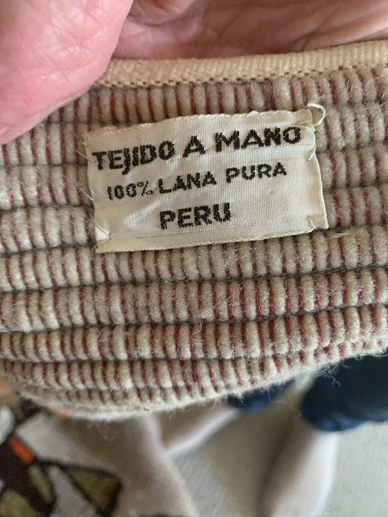 Image 1 of tenture murale en laine de lama