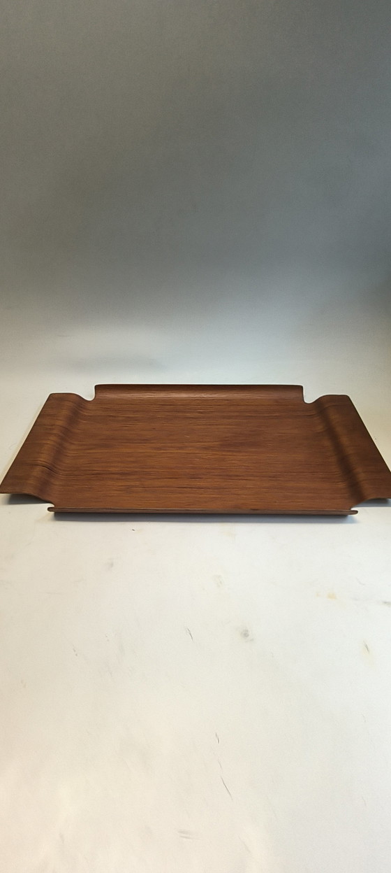 Image 1 of Vassoio in legno compensato stile Impala konga Svezia vintage 1960