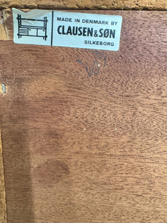 Image 1 of Prachtig teakhouten Clausen & Son dressoir, commode, woonkamerkast, vintage stijl