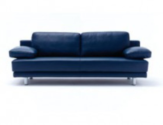 Image 1 of Design salotto in pelle nappa nera Rolf Benz