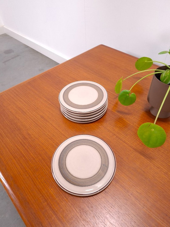 Image 1 of Juego de platos de porcelana danesa para pasteles Copenhagen Porcelain B&G Stoneware 950