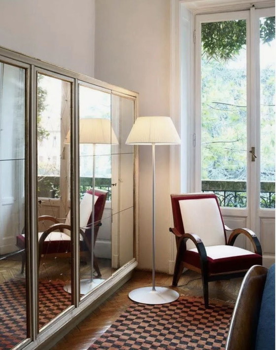 Philippe Starck for Flos: Romeo Moon F design floor light, Aluminium, Metal, Silver (photo 10 of 10)