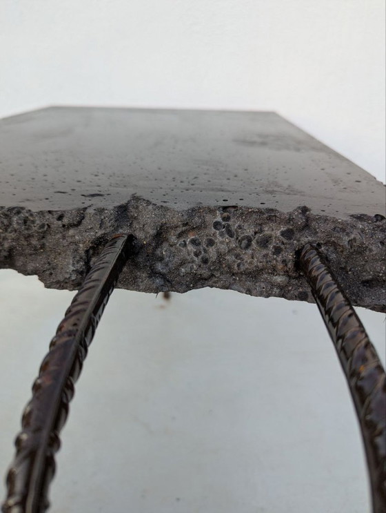 Image 1 of Wallavibe - D.B - Tavolino da caffè - Tavolo a L - Stile brutalista - Mobile scultoreo