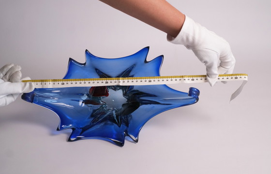 Image 1 of Bol Murano bleu cobalt