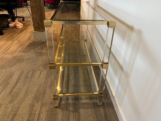 Image 1 of Pierre Vandel Paris vintage drie lagen etagere, tafel