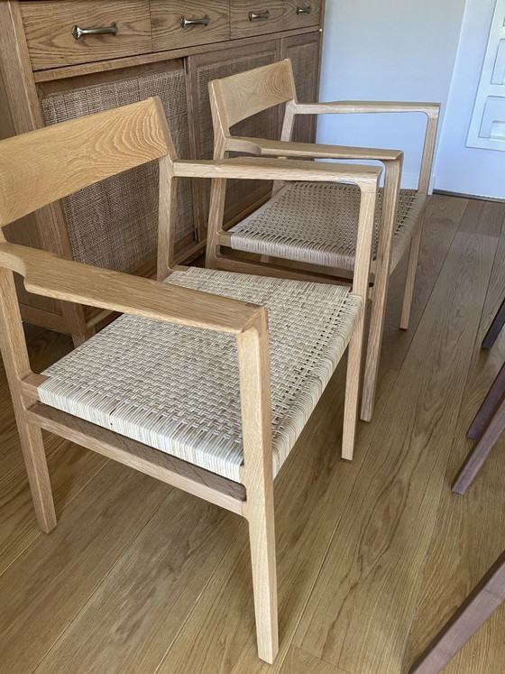 Image 1 of 2 sillones de comedor de roble Formosus Home