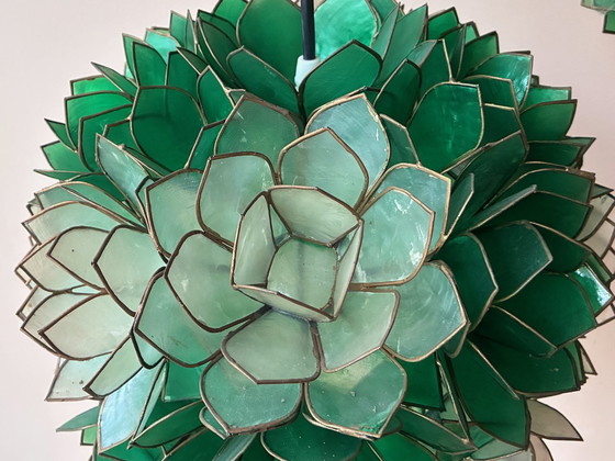 Image 1 of 1x ceiling lamp Lotus 1960 Rausch Leuchten lamp