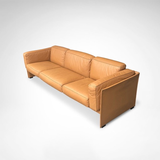 Duc Camel Leather 3-Seater Sofa by Mario Bellini for Cassina 1990s – 3 5 zitsbanken