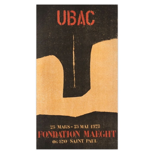 Raoul Ubac Poster Expo 78 - Fondation Maeght – Paper (photo 2 of 5)