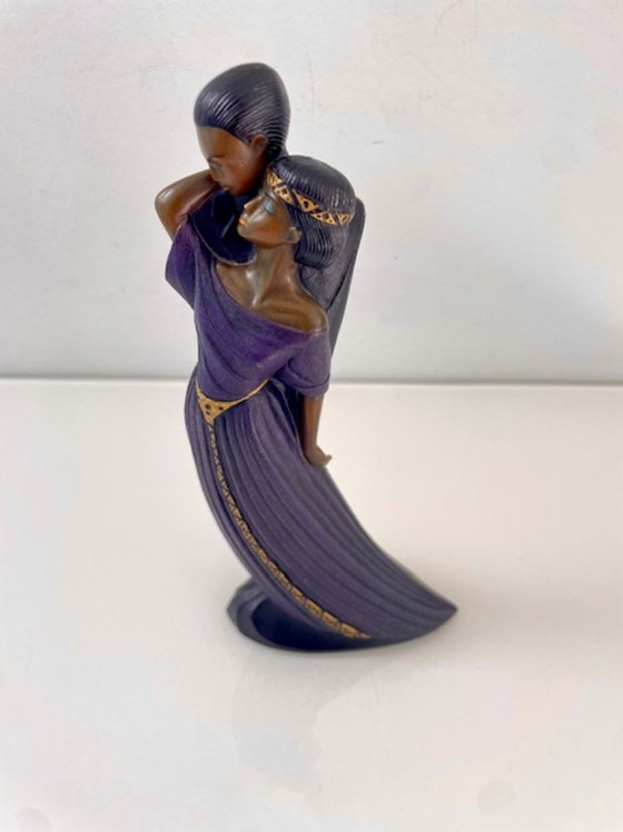 Image 1 of Enesco Mahogany Princess The Embrace 1994