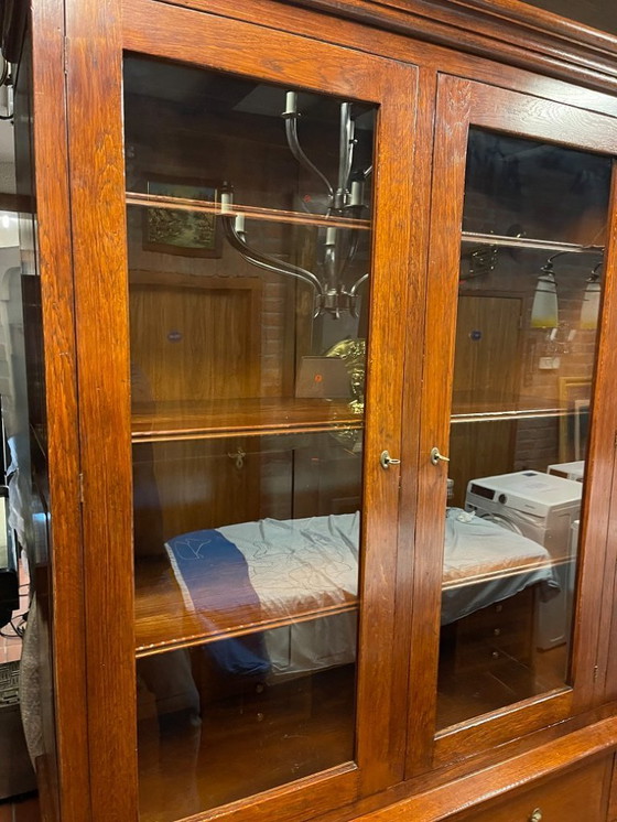 Image 1 of Buffet Flamant, bibliothèque Barker à 9 tiroirs, style anglais Eichholtz