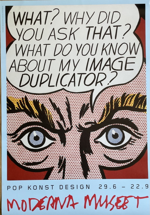 Roy Lichtenstein (1923-1997) (1923-1997), Immagine duplicata, 1963, Pop Konst Design, Copyright Estate Of Roy Lichtenstein/Bus 2