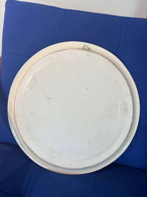 Specchio in ceramica floreale fatto a mano (photo 7 of 10)