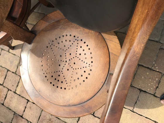 Set of Antique Barbers Swivel Armchairs, 1900s – Swivel chairs (photo 2 of 10)