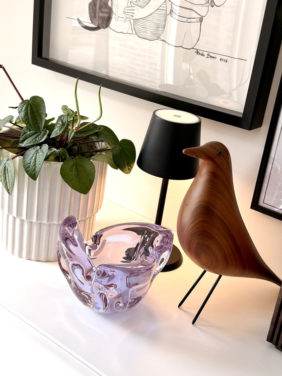 Image 1 of Bol/cendrier en verre vintage