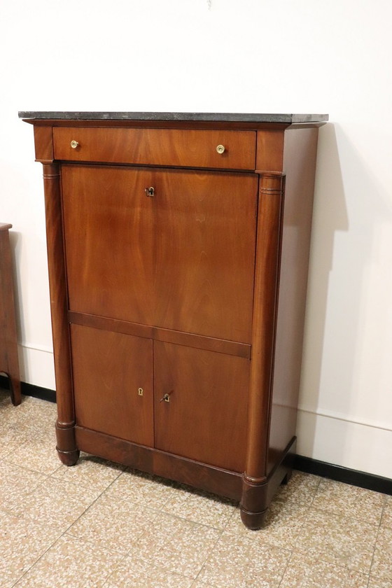 Image 1 of Secreter à Abattant antiguo, siglo XIX